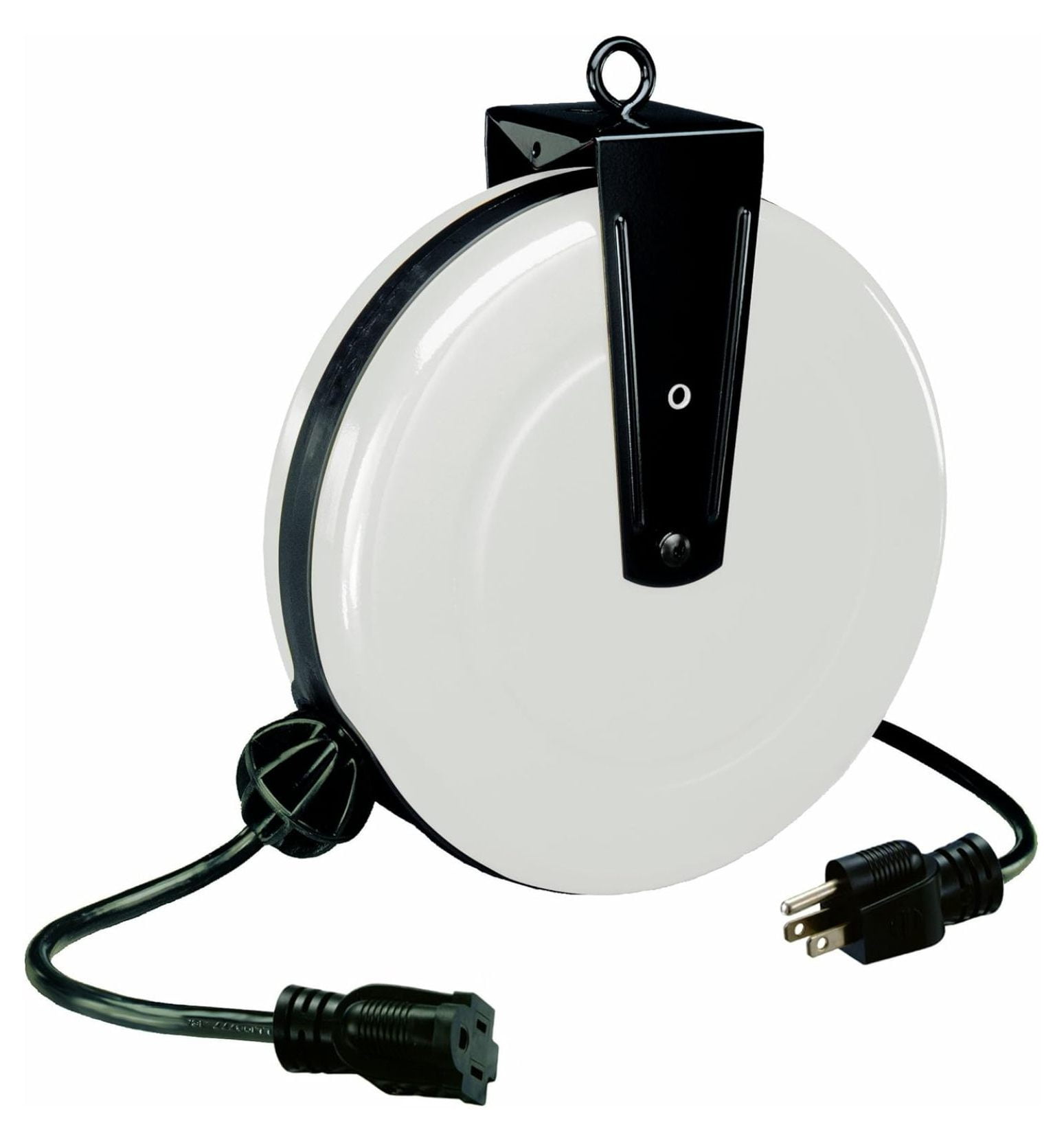 ProReel 5000A-30GFS Heavy-Duty Retractable Extension Cord Reel | 30' - 16/3 SJT Retracting Cord | Single Grounded Outlet