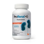ProRenal+D with Omega-3 Fish Oil Kidney Multivitamin 90-Day Supply
