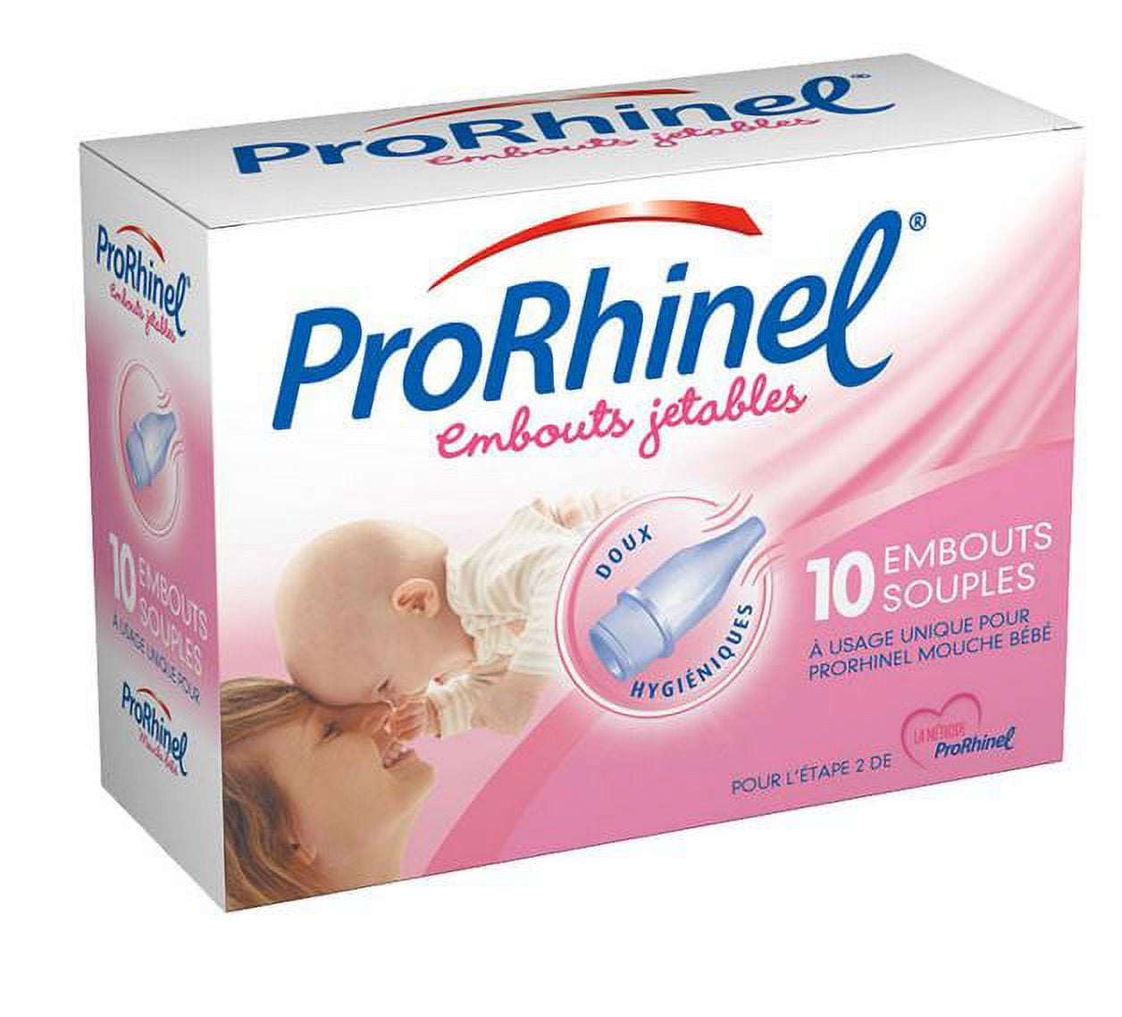 ProRhinel 10 Disposable Soft Ends for Baby Nose Cleaner