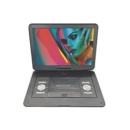 ProScan 13.3" Swivel Portable DVD Player Black