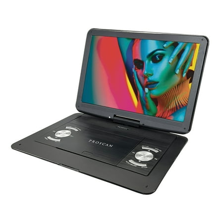 Proscan - 13.3" Portable DVD Player - Black