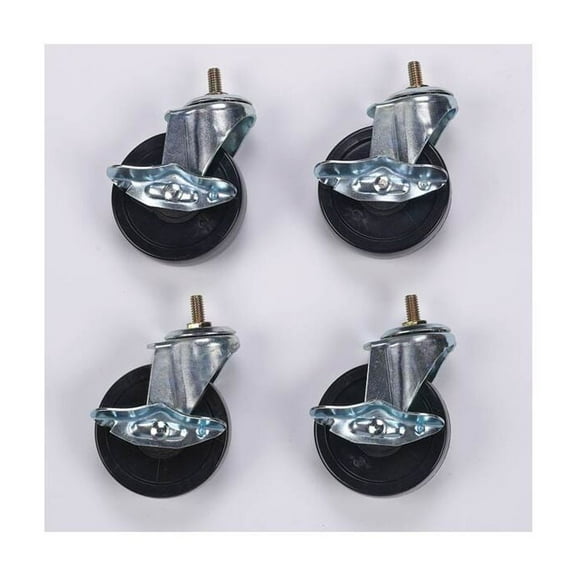 ProSelect Black Optional Wheels for Modular Dog Crate