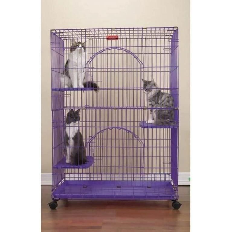 ProSelect Foldable Cat Cages Purple 35.5Lx24Wx48 - Walmart.com