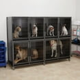 thumbnail image 1 of ProSelect Modular Kennel Cage 6 Unit Graphite, 1 of 2