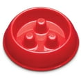 thumbnail image 1 of ProSelect Plastic Slow Feeder Dog Bowl 12oz, Red, 1 of 5
