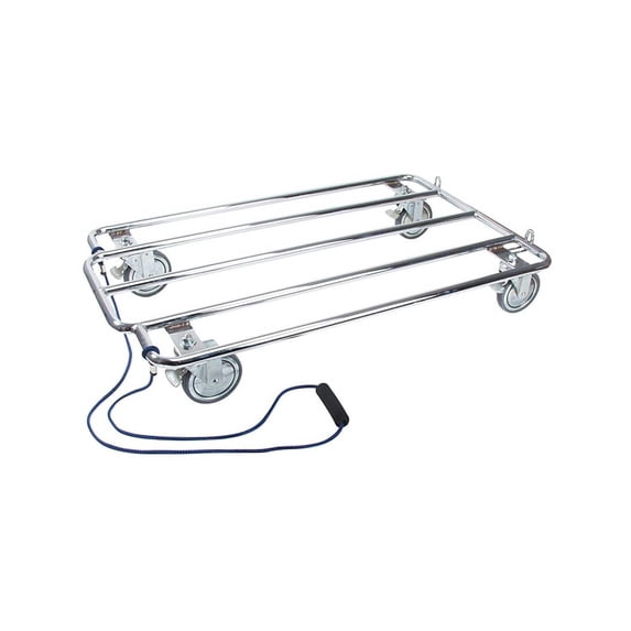 PS Kennel Kart Chrome w/Wheels