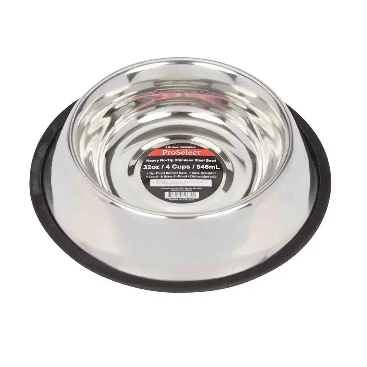 ProSelect X-Super Heavy No-Tip Mirror Pet Bowls - Walmart.com