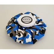 ProSeries RxIce Ice Bag - Hot or Cold Therapy - Leak Proof Lid - Pain Relief for sprains, strains, joint pain - Injury Prevention - Real Ice works Best - 11" BLUE CAMO