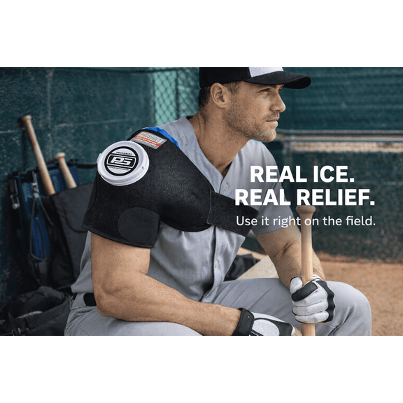ProSeries Shoulder & Rotator Cuff Ice Pack Wrap Adjustable Cold Therapy Wrap for Pain Relief