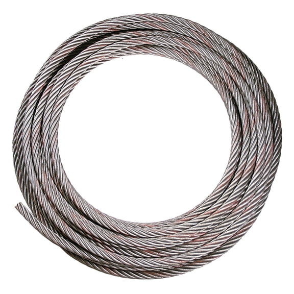 ProSeries Steel-Core Plain End Winch Cable - 1/2" x 150'
