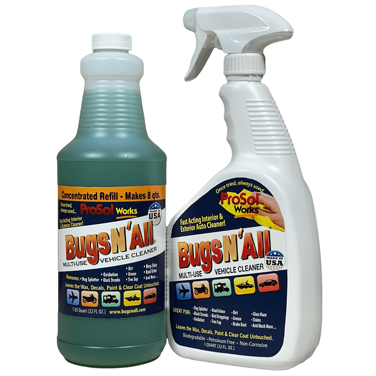 ProSol Works Bugs N All - Bug and Tar Remover - Car Detailing Product, 32  oz 