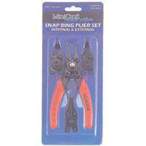 ProSource 10002-PRP-53L Combo Snap Ring Pliers Set, 3/8 - 2 in
