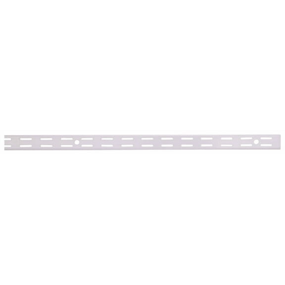ProSource 25202PHL Shelf Standard, 2 mm Thick Material, 1 in W, 25-1/2 in H, Steel, White