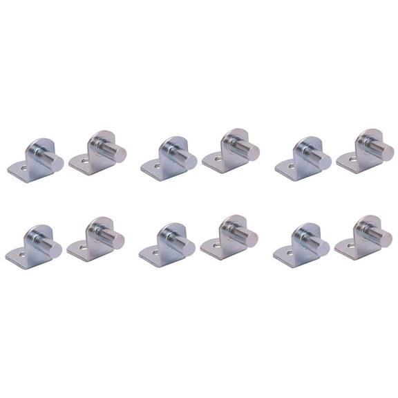 ProSource 25233ZCH-PS Shelf Support 20 lb, Steel, Silver, Riveted Pin Mounting