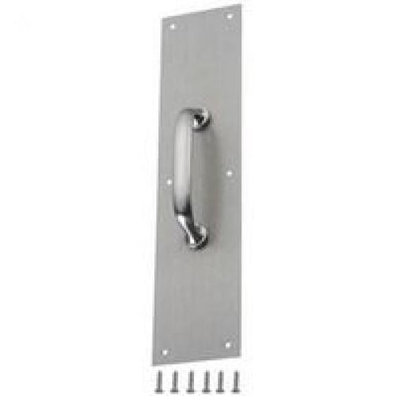 Prosource 32239TNB-PS Pull Plate, 3-1/2" x 15", Satin Nickel