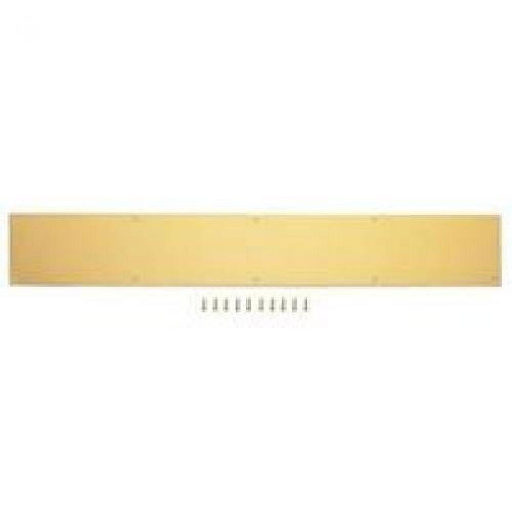 ProSource 32303BBD-PS Kick Plate, 30 in L, 6 in W, Aluminum