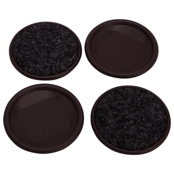 ProSource 3329455 2.3 in. Carpeted Nail-On Caster Furniture Glide, Round & Cup Grippers