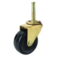 thumbnail image 1 of ProSource 7112089 1.62" Medium Duty Swivel Caster, Bright Brass, 1 of 1
