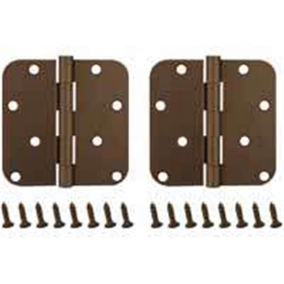 ProSource BH-402VB3L Door Hinge, 8 Hole, 4 in L x 4 in W Door Leaf, Steel