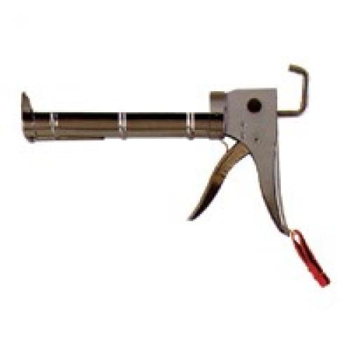 ProSource CT-905C Heavy Duty Ratchet Rod Caulking Gun, 13 : 1, 1/10 gal, Steel
