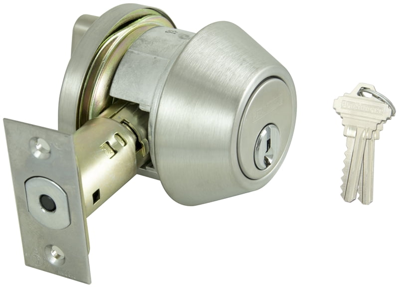 Prosource Key Machine ProSource 7646805 Single Cylinder Deadbolt, 2-3/4 x 1-1/8 in Backset, 2 ...
