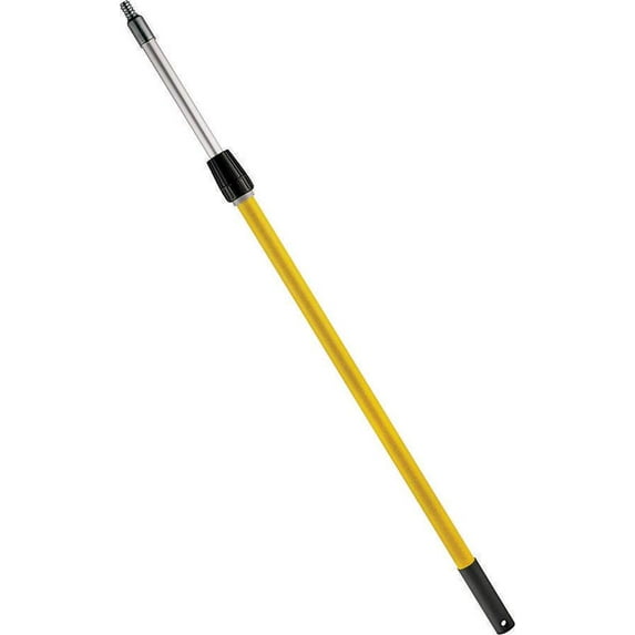 ProSource EP-207A20 Extension Pole, 2 - 4 ft, Aluminum Tube, Fiberglass Handle