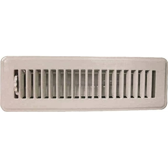 ProSource FR01-2X10W Floor Register, Steel, White