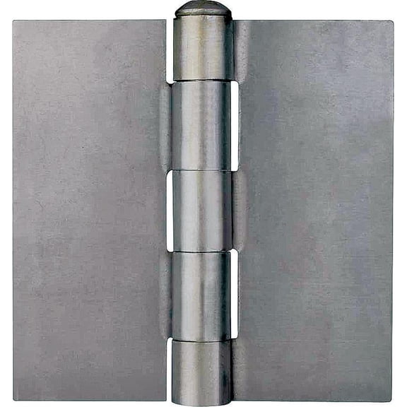 ProSource 2857365 Full Mortise Welding Blank Door Hinge, 4 in L x 4 in W x 2.2 mm Thick Door Leaf, L