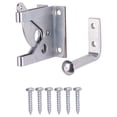 thumbnail image 1 of ProSource 33199ZCX-PS Gate Latch, 3/8 in Bolt Head, 2 in L Bolt, Steel, Zinc, 1 of 1
