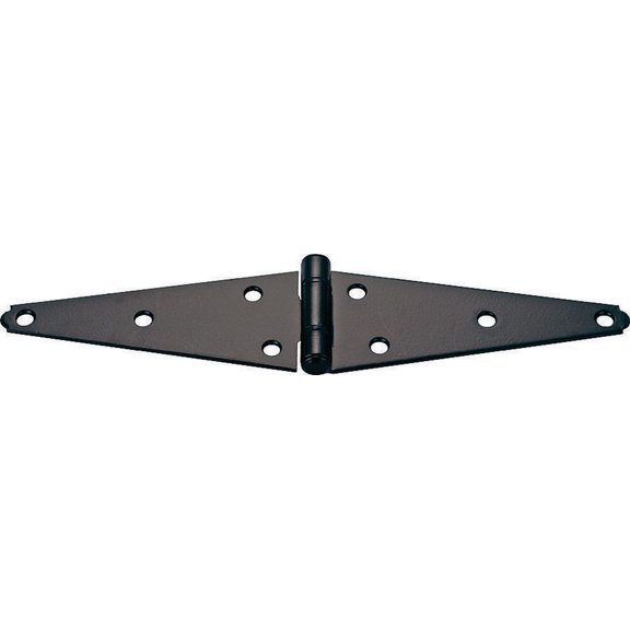 ProSource 0547018 Heavy Duty Strap Hinge, 4 in L 2 mm Thick Door Leaf, Heavy Gauge Steel, Mechanical