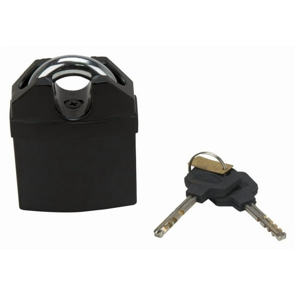 ProSource High Security Padlock 2-1/2 In 4 Pins Hardened Steel Shackle Black