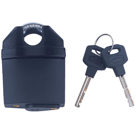 ProSource High Security Padlock 2-1/2 In 4 Pins Hardened Steel Shackle Black