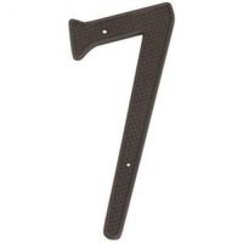 ProSource House Number 7 Die-Cast Zinc Black