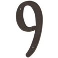 thumbnail image 1 of ProSource House Number 9 Die-Cast Zinc Black, 1 of 1