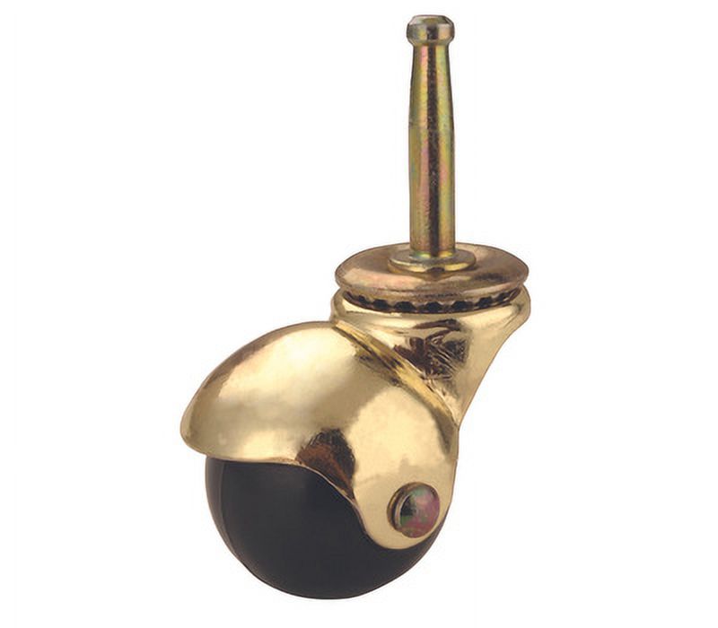 ProSource JCE02PS Hooded Stem Casters 15/8 Brass 2 Pack