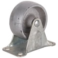 thumbnail image 1 of ProSource JC-S01 Rigid Caster, 2 in Dia Wheel, 7/8 in W Wheel, Steel Wheel, Gray, 120 lb, Steel Housing Material, 1 of 2