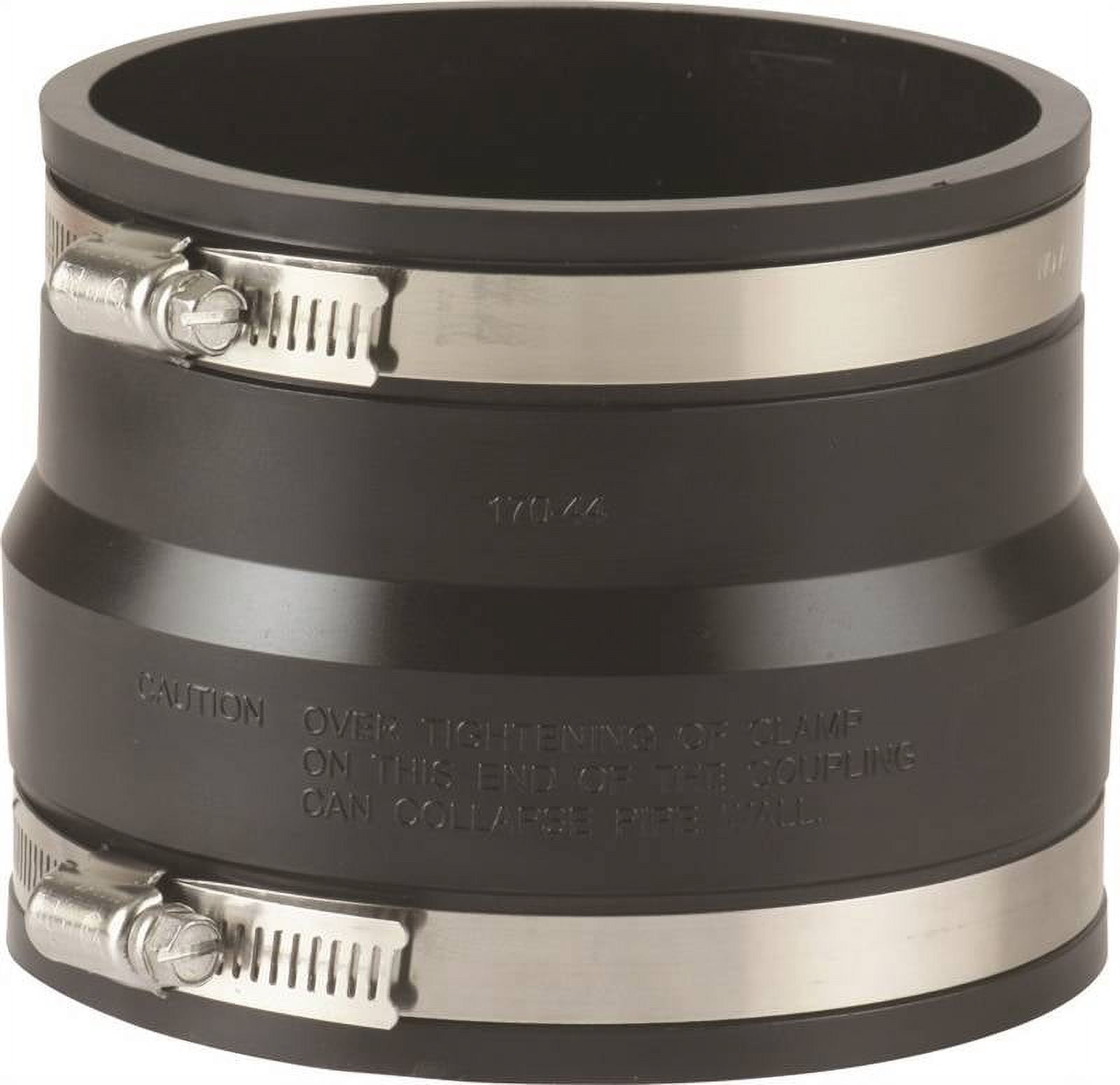 ProSource KJ-003 Coupling, 4 x 4 in, PVC, Black - Walmart.com