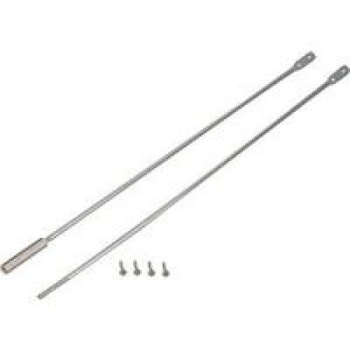 ProSource LR-106-PS Storm/Screen Door Brace, 50 in L, Steel, Zinc Plated