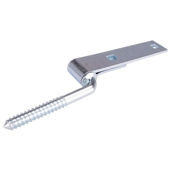 ProSource LR087-PS Screw Hook and Eye Door Hinge, 6 in L x 1-1/4 in W, Steel, Zinc Plated