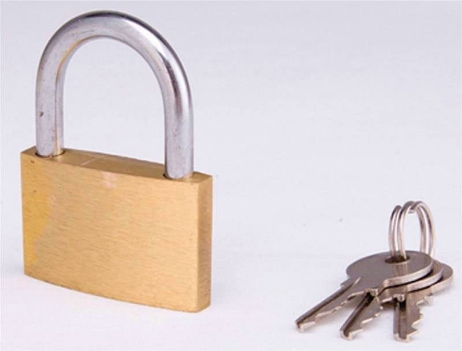 ProSource Light Duty Padlock 1-1/2 In 3 Pins Standard Hardened Steel ...