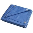 thumbnail image 1 of ProSource T1620BB90-BLU Tarpaulin, 20 L, 16 W, 5 mil Thick, Polyethylene, Blue, 1 of 2