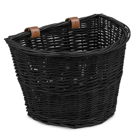 ProSource Nantucket Bike Basket, Black