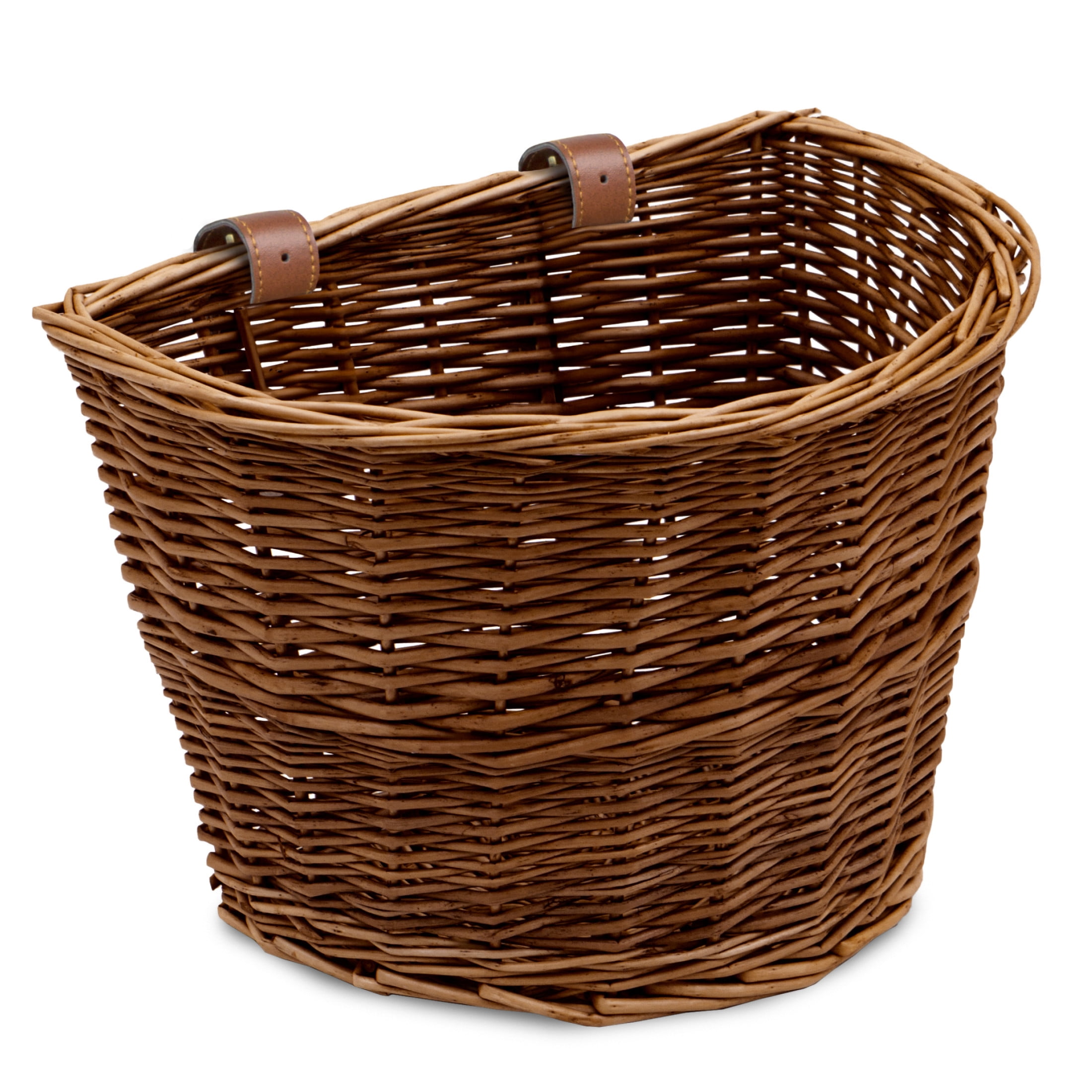 ProSource Nantucket Bike Basket, Brown