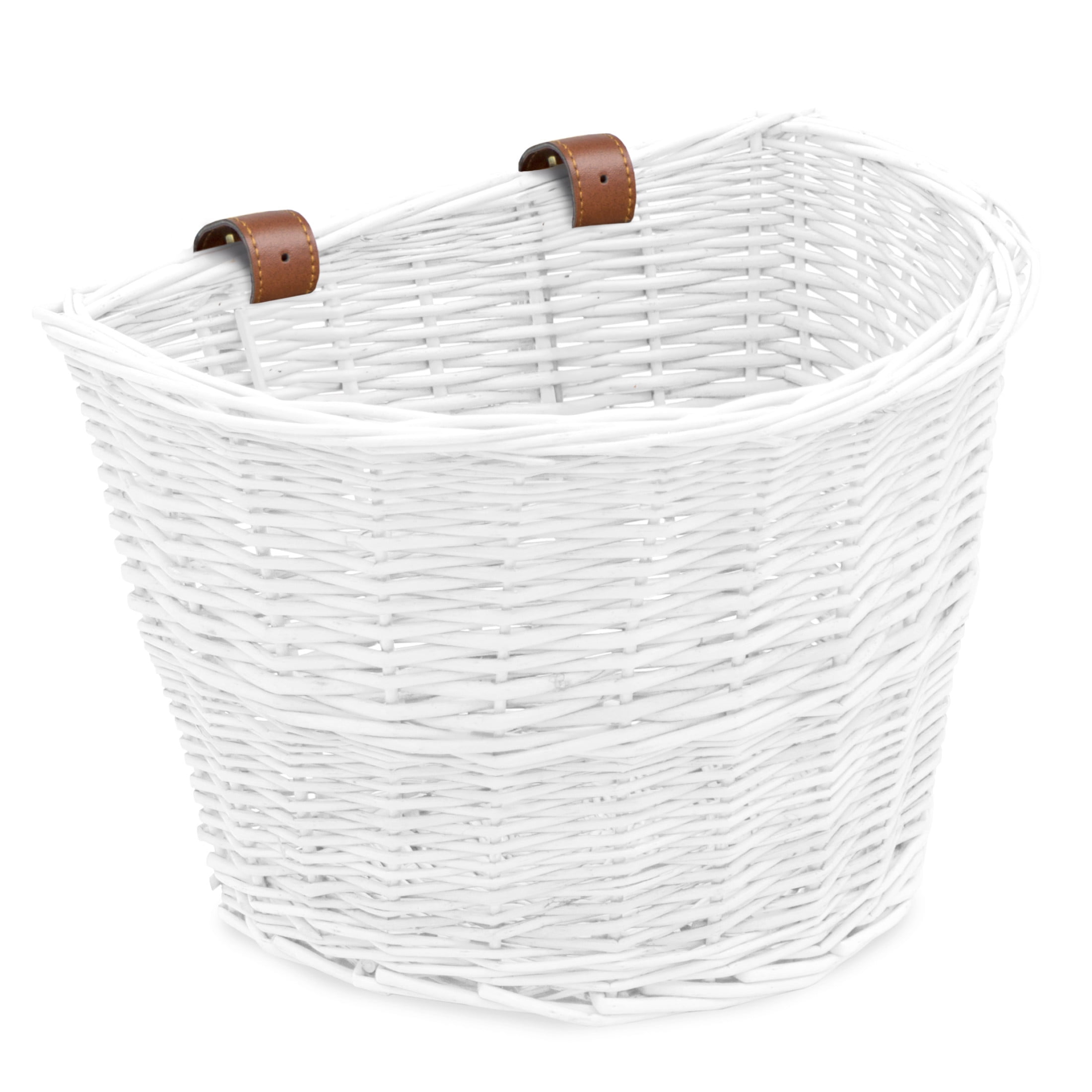 Prosource wicker front handlebar bike basket cargo hotsell
