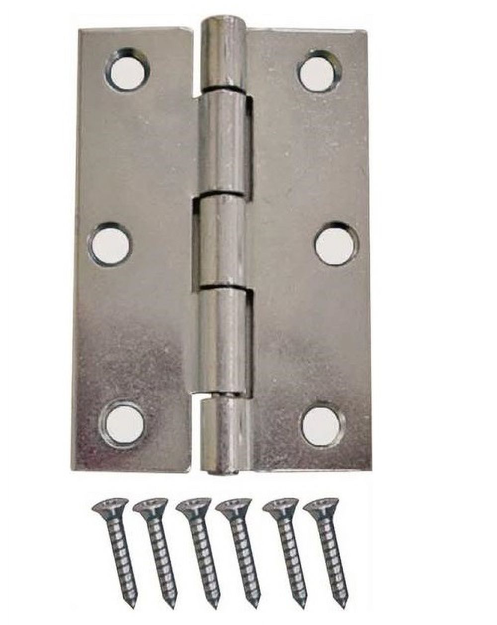 ProSource Narrow Utility Hinge 6 Hole 21/2 In L X 111/16 In W Door
