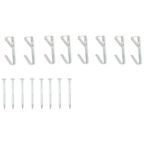 ProSource PH-121005-PS Picture Hanger, 5 lb, Steel, Zinc, Zinc, Nail-In Mounting