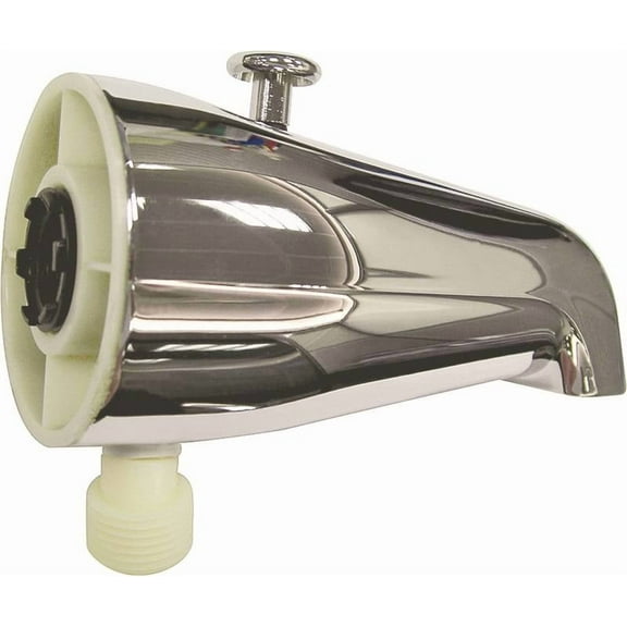 ProSource PMB-048 Bathtub Spout With Shower Diverter, Chrome Plated