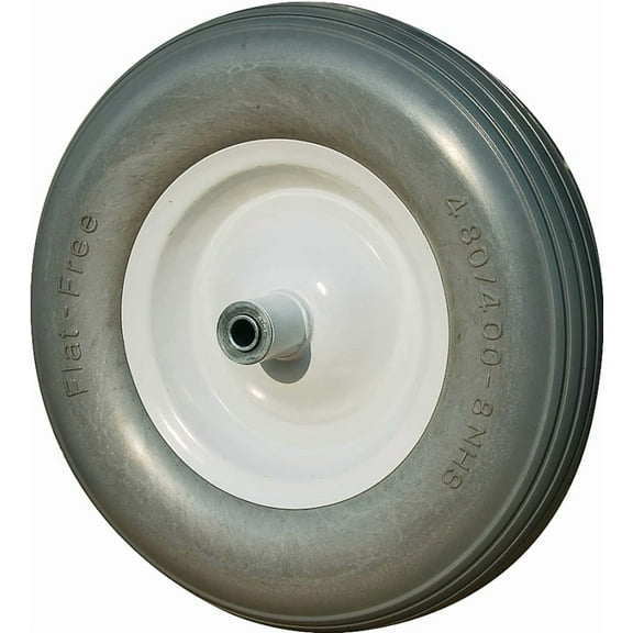 ProSource PR1602 Wheelbarrow Tire, 500 lb Max Load, Polyurethane, 16 in Dia Tire