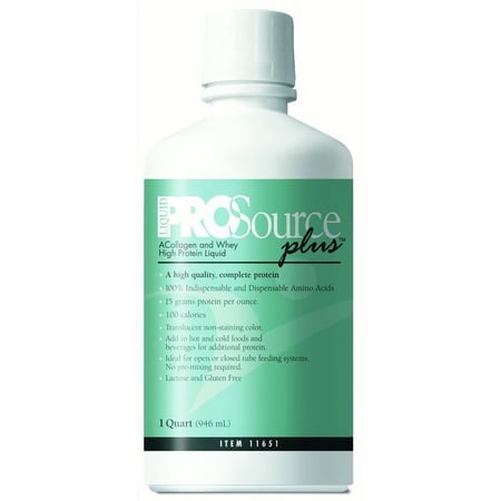 ProSource Plus Protein Supplement Unflavored 32 oz. Bottle Concentrate, 11651 - Case of 4