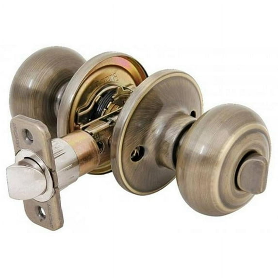 Prosource 5746060 Knobset Privacy Series Antique Brass